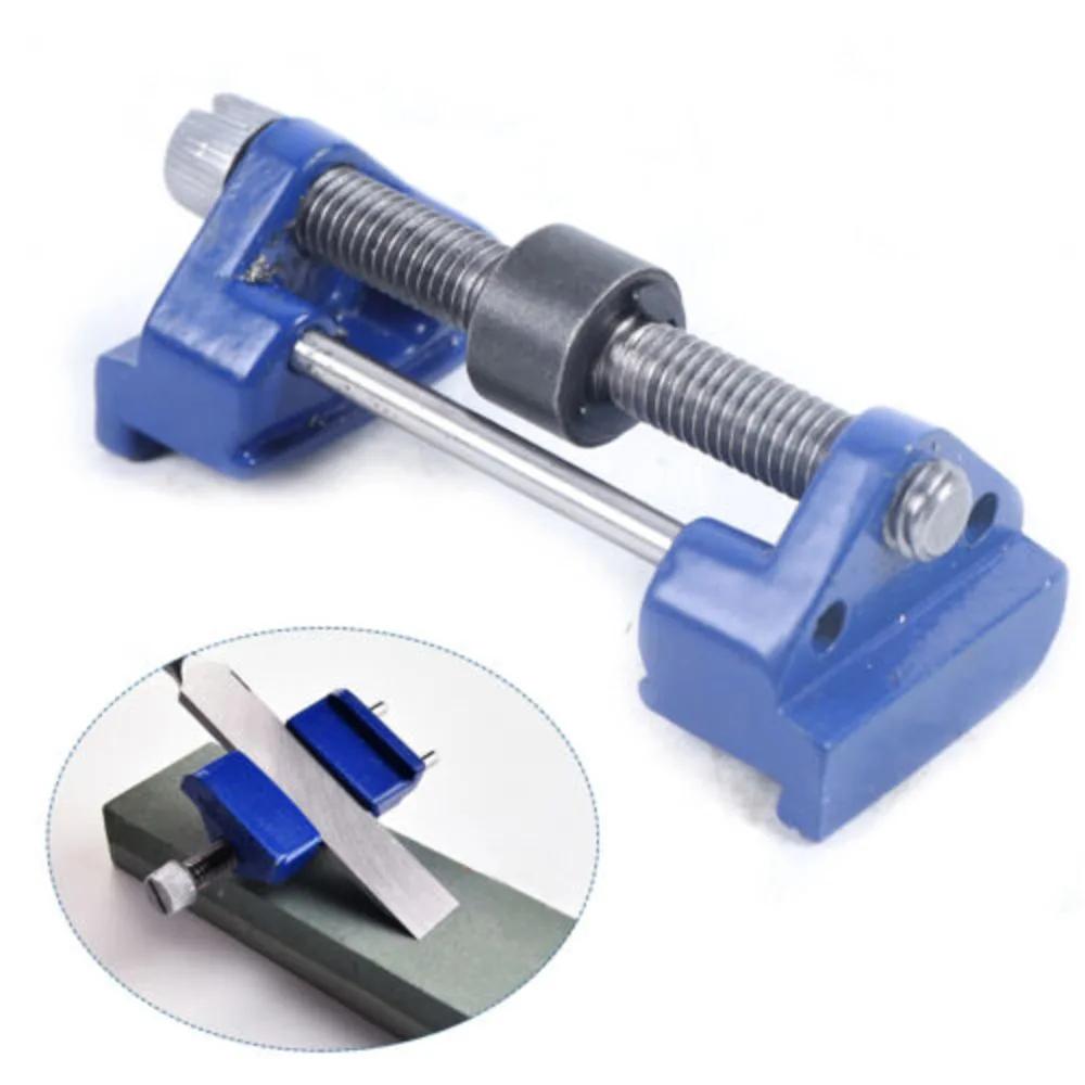 CNCEST Metal Honing Guide Jig Fit for Sharpening Wood Plain Chisel Plane Planers Blade Manual Tool Adjustable Clamping Width