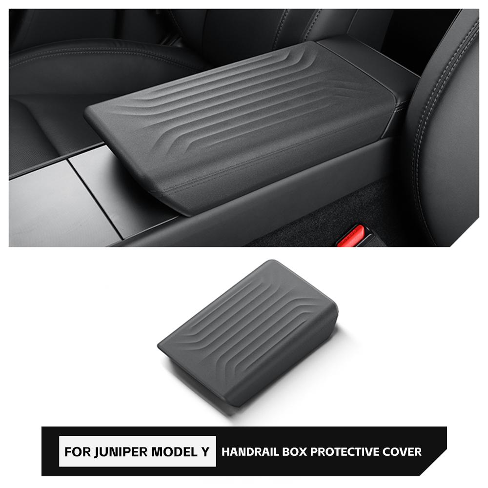 Auto-Armlehnenbezug Für Tesla Model Y Juniper 2025 2026 Kratzfest Rutschfest Einfach zu Installieren Für Juniper Auto-Innenzubehör