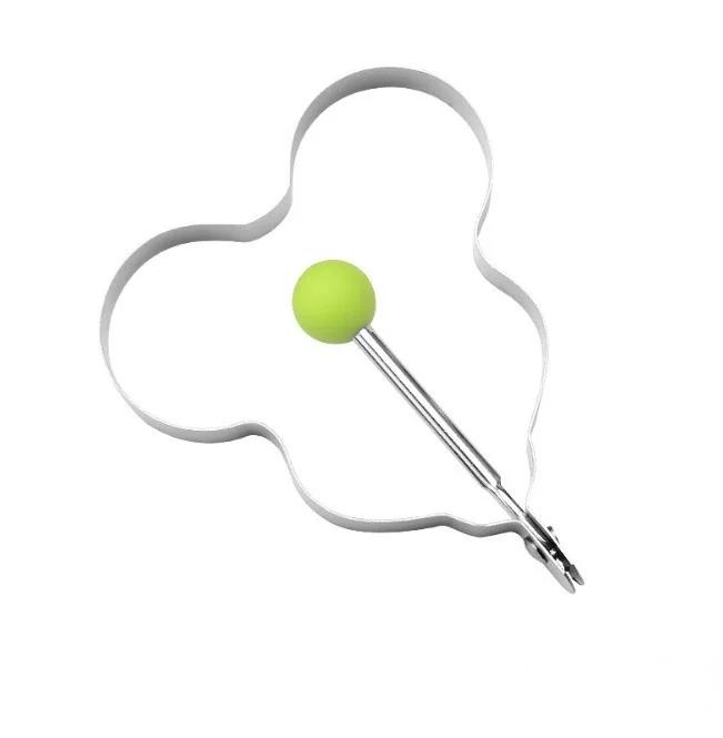 Edelstahl Typ 5 Stück Omelett Formmaschine Omelettform Pfannkuchen Omelett Kochwerkzeuge Küchenzubehör Kleine Werkzeuge