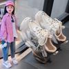 Girls shoes sports shoes 2025 spring and autumn new gradual change of color casual shoes running shoes girls fashion soft-soled dad shoes