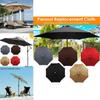 Paraguas Cenador Premium para Exterior para Protección Solar y Cubierta para la Lluvia en Varios Colores Ideal para Patios y Entornos de Playa