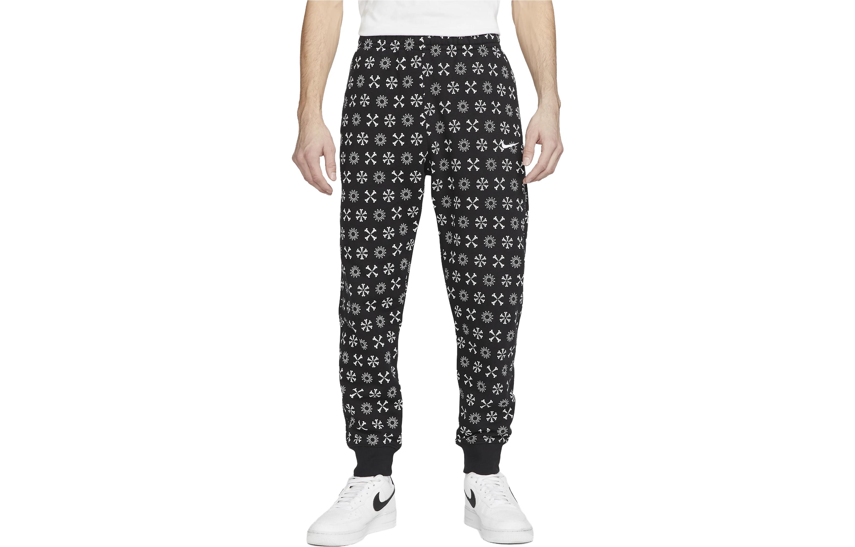 

Nike Knitted Sweatpants Men s Black Moderate Cuffed Pants FJ1637-011 XXL