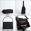 [Lycorisnoir] Lycorisnoir LN-B65 Formale Tasche, Schwarz, Band-Design, Wasserabweisend, Formelle Anlässe, Hergestellt aus japanischem Stoff, Handgefertigt
