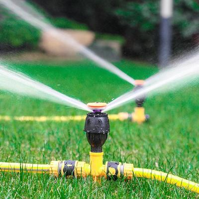 360° Automatic Rotating Medium-Range Sprinkler Head with 4/6 Point Plastic Rocker