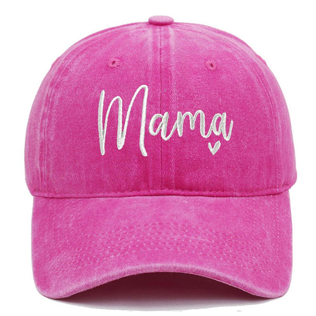 Classic Mama Embroidered Baseball Cap With Adjustable Fit For Casual Wear