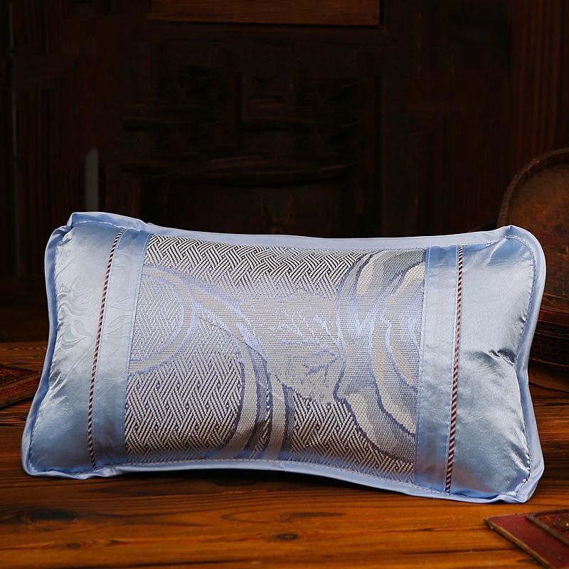 

WTEMPO Весна Лето Китайский Стиль Выдалбливают Крутые Подушки Двусторонние Спящие Вышитые Мягкие Подушки Для Дома Гостиничного Общежития 2pcs*30*50cm синий