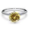 Solid 925 Sterling Silver Ring with 1 Carat 6.5mm  Real Moissanite  for Women Wedding Engagement Fine Jewelry Gifts