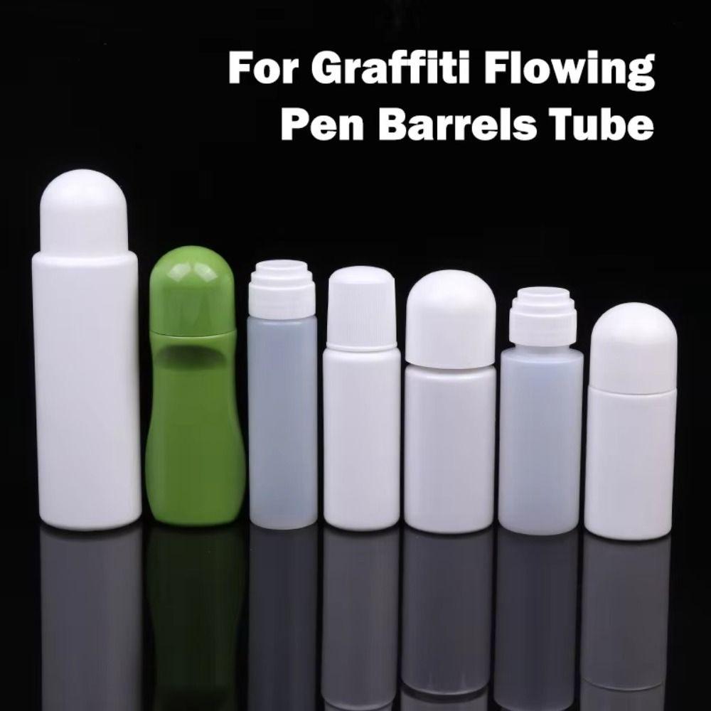 Paint Pen Accessories Flowing Pen Tube Round Head Empty Pen Rod Graffiti Paint Pen Barrels