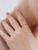 Hyeres Lor [Edition Y] Moissanite Accent Point Silver (P) Ring Hl4R5A449P9