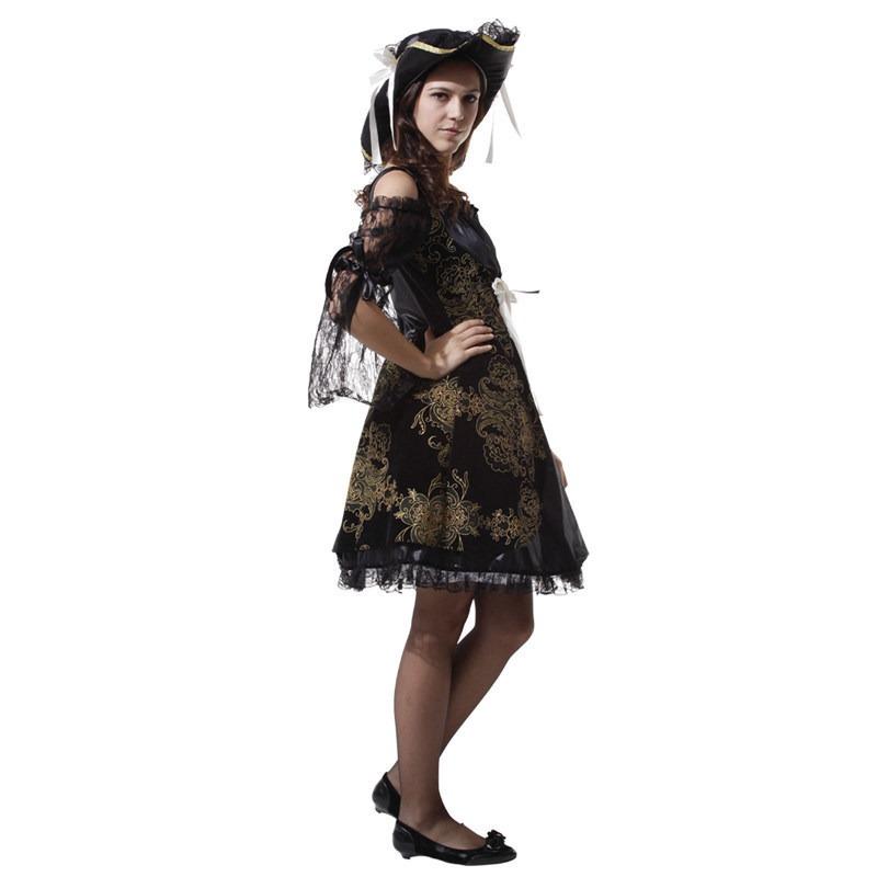Halloween Costume Hook Pirate Couple Costume Male Adult Captain Jack Costume Prom Party