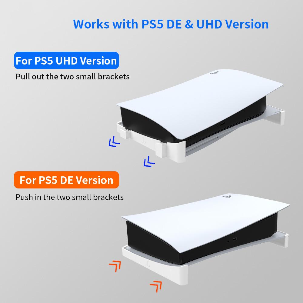 JYS JYS-P5143 Suport Orizontal pentru Consola PS5 Versiunea Digitală/Disc Suport