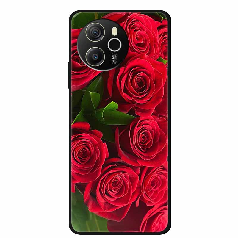 For Blackview Shark 8 Case Shark8 Black Silicone Soft Back Cover Case For Blackview Shark 8 Phone Case Cover Protective Shell