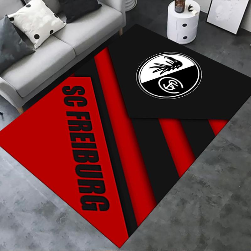 Nuovo Tappeto SC Freiburg 2025 per Soggiorno Camera da Letto Casa Decorazione Divano, Tappetino Antiscivolo per Giochi Bambini82