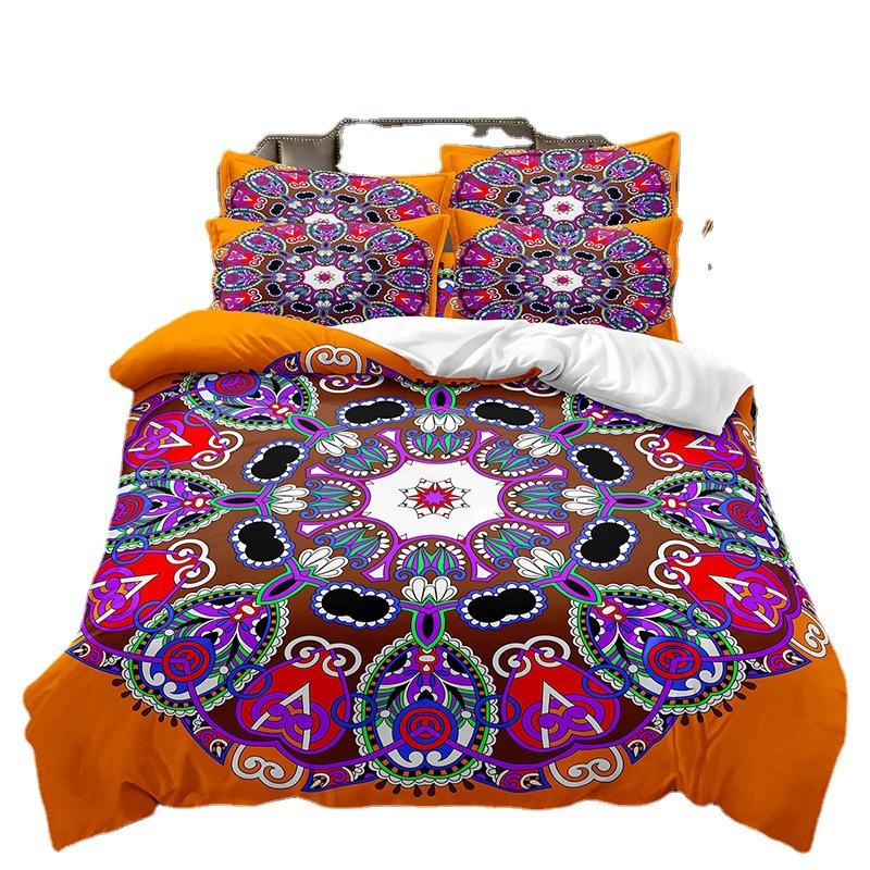 Fashion Technology Printing, 3D Digital Printing, Bedding, Duvet Covers, Pillowcases, Three-piece Sets