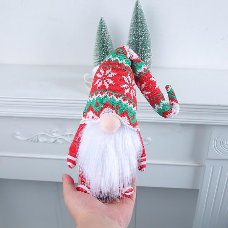 2025 New Year Gift Christmas Faceless Doll Decoration Forest Old Man Beard Faceless Doll Decoration Doll Ornaments