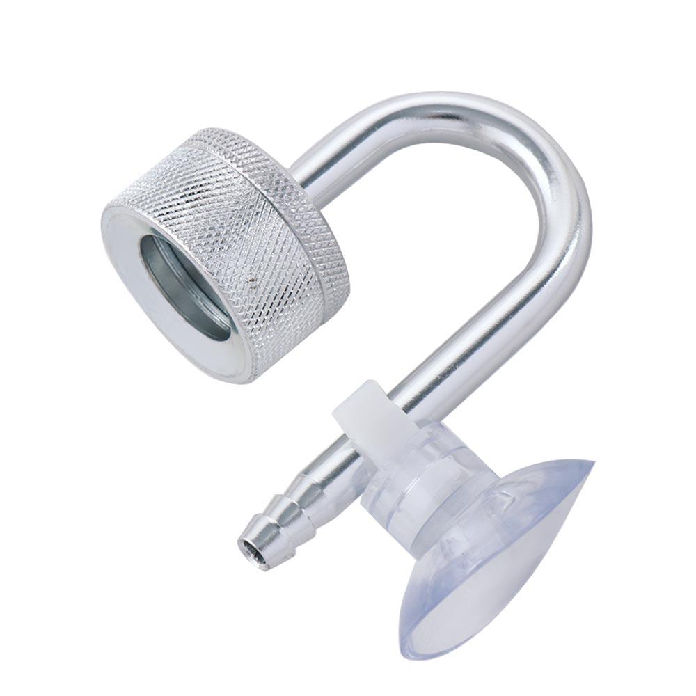 Стальная система реактора с присоской, электромагнитный регулятор, аксессуар для аквариума, распылитель CO2, распылитель пузырьков, диффузор CO2 для аквариума silver