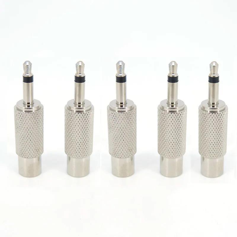 Jack 3.5mm Mono Male Plug to RCA Connector Female Jack High Quality RCA Jack Extension Adapter Audio 3.5mm
