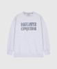 FAKE CAMPER Conquer Lettering Logo Sweatshirt [M/Grey]