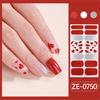 Valentine's Day Full Wrap Nail Stickers Nails Polish Strips Adhesive DIY Nails Art Decals Manicure Accessories