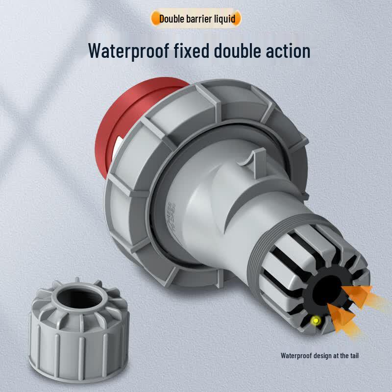 MAXCENT 32A 4-Pin IP67 Industrial Plug Connector