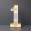 22cm LED Letter & Number Lights for Events - Perfect for Birthdays & Proposals.