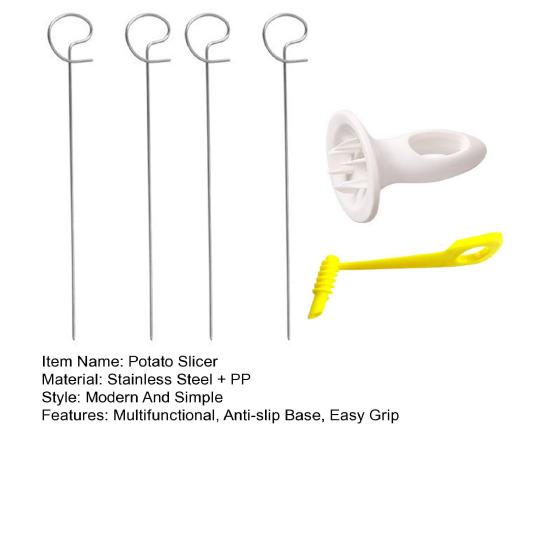 Swirl Spiral Potato Slicer Multifunctional Potato Tower Making Machine Kitchen Gadget for Twisted Fries Zucchini Spirals Cucumber