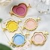 Metal Wax Seal Molds with Round Flower Oval Square Shapes for Wax Seal Stamps