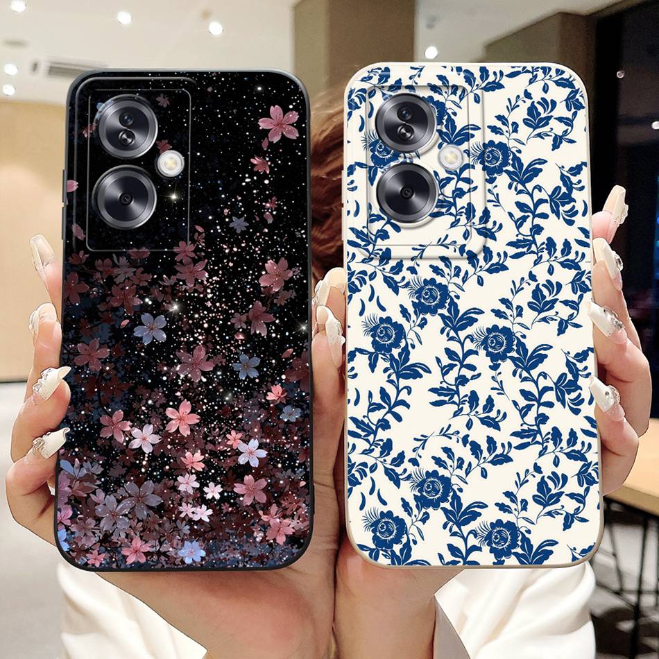 For OPPO A79 5G Beautiful Bow Rose Painting Phone Case For Oppo A79 5G CPH2553 CPH2557 Shockproof Soft Silicone Cases