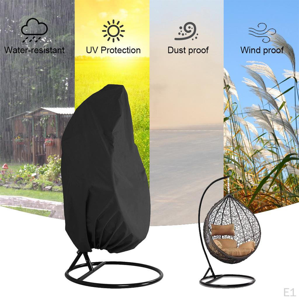 Egg Cover Furniture 210 Cloth with Elastic Drawstring Quick Installation Windproof for Gift Families