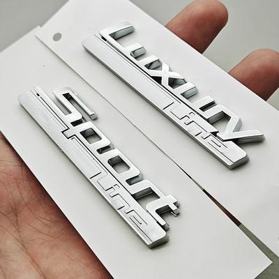 3D ABS Sport Luxury Line Emblem Car Fender Badge Stickers For BMW 520i 530i 330i 320i 518i F30 F10 G30 G20 E46 E39 Accessories Ur2