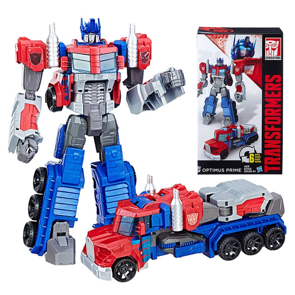 Transformers Hasbro Transformers Generations Cyber Commander Series Optimus Prime Figure Scale Optimus Prime 11-inch [Used]