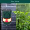 Solar-Powered Infrared Alarm: Motion-Activated Light & Sound Anti-Theft & Animal Repellent
