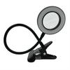 Clip-On LED Magnifying Desk Lamp with USB, 5x Magnifier, Non-Slip Clip, Adjustable Color Temperature for Nail & Beauty
