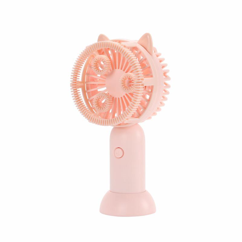 USB Handheld Mini Bubble Blowing Fan for Kids 10# Fan