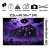 Horror Haunted House Tapestry Photography Background Halloween Vampire Scary Ghost Photo Studio Portrait Decor Backdrop