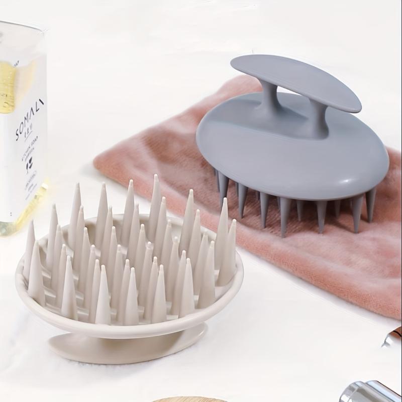 Silicone Scalp Hair Massage Brush Shampoo Massage Comb Bath Wash Hair Care Root Scalp Massager Shower Brush Salon Hair Tool