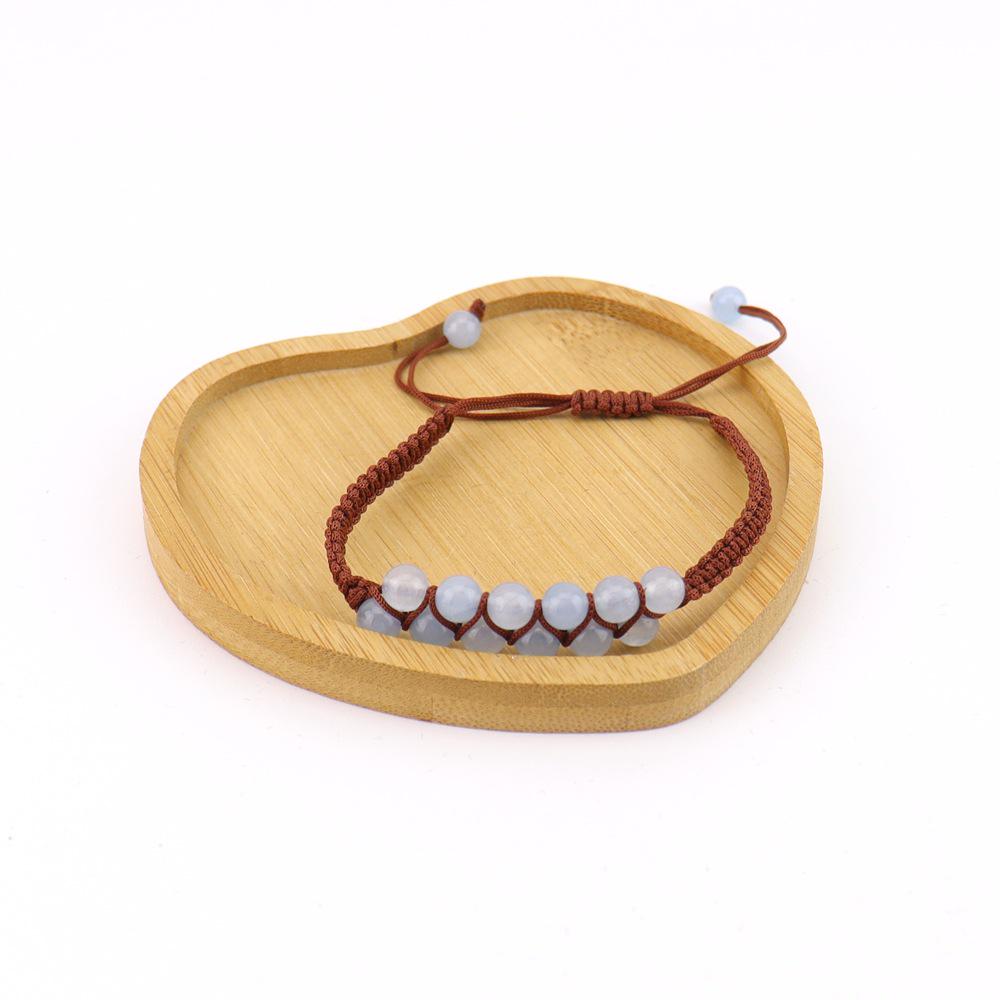 Korean Style Seven-Color Rainbow Unisex Adjustable Woven Bracelet