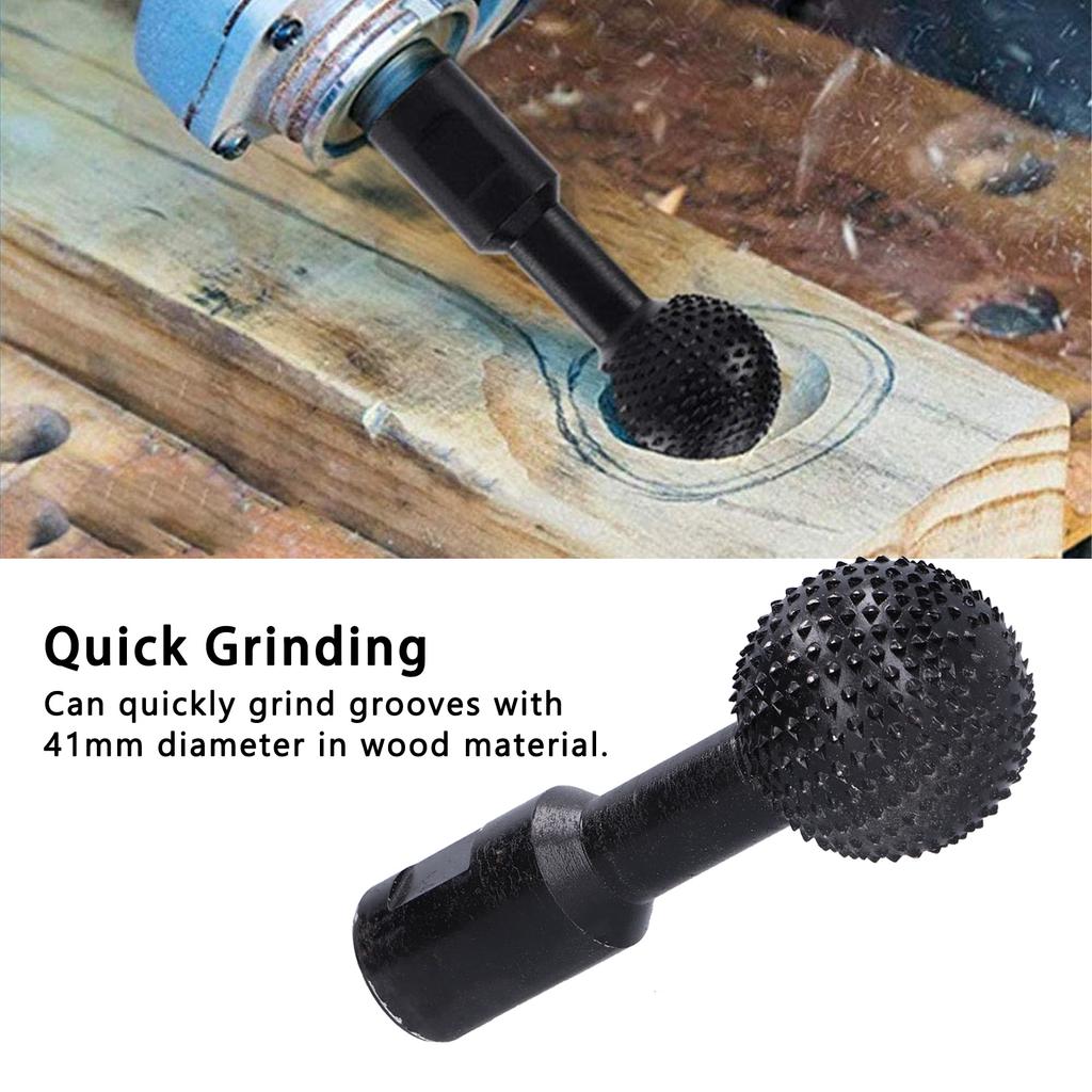 Grinding Hd Spherical File Metal Sphere Carving Drill Bit Milling Tool for Angle Grinder