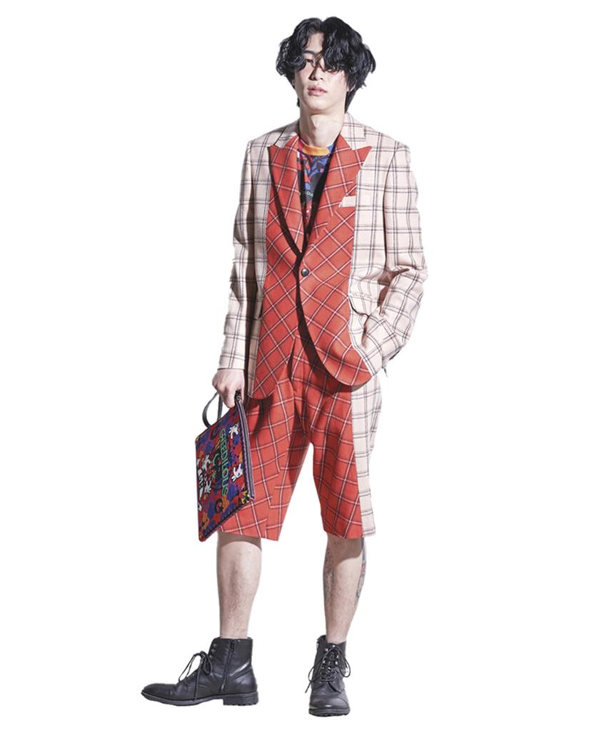 GREEDILOUS Check Combination Pants