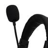 Salar-A566N Wired Headphone Sensitive Microphone ABS High Fidelity Headset for Office Meeting