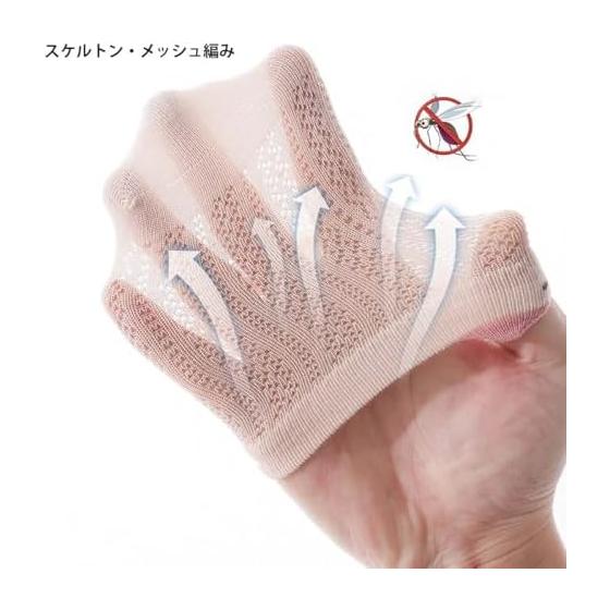[ANNGEBALY] Baby Socks, Baby Summer Socks, Set of 5, Infants, Cute, Mesh, Breathable Socks, For Summer Mosquito Prevention, Boys, Girls, Newborns,