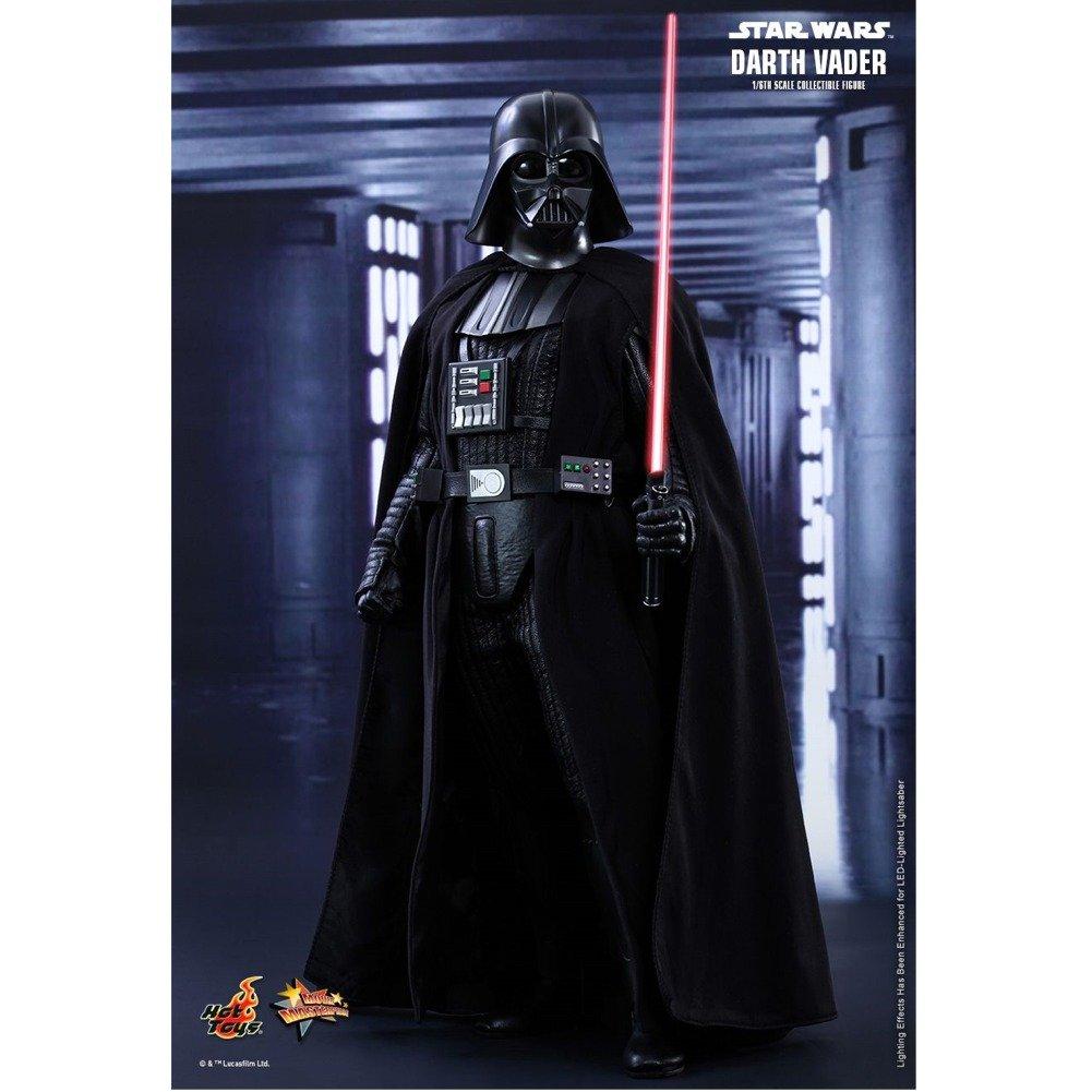 Movie Masterpiece Star Wars Episode A New Hope Darth Vader Scale Plastic Painted Movable Figure IV 1/6