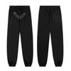 Men Women Casual Hooded Sweatshirt Jogger Pants Set With Foamed Star Letter Print Cotton Blend