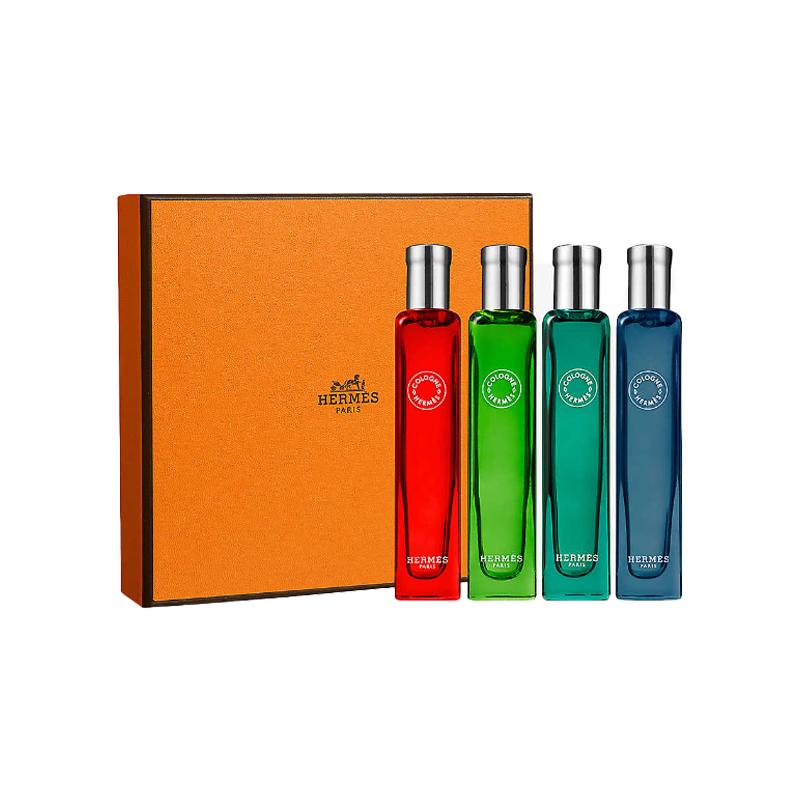 Hermes Multi-Fragrance Mixed Sample Set Four-piece Perfume Experience Pack Floral Fragrance Cologne EDC 3138936 3138936-4*15ml