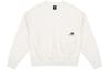 Crew Neck Loose Fit Sweatshirt Fall Winter Spring Women's Ivory AWT13331-IV