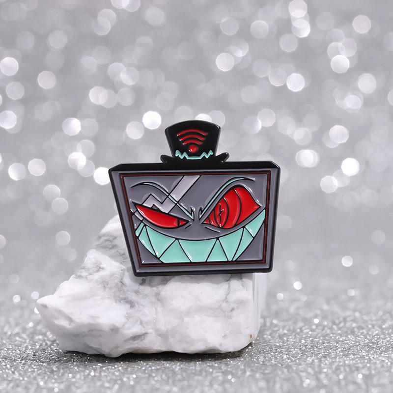 Creative Cartoon Character Alloy Brooch Fun Unique Metal Badge Decorative Pin For All Styles