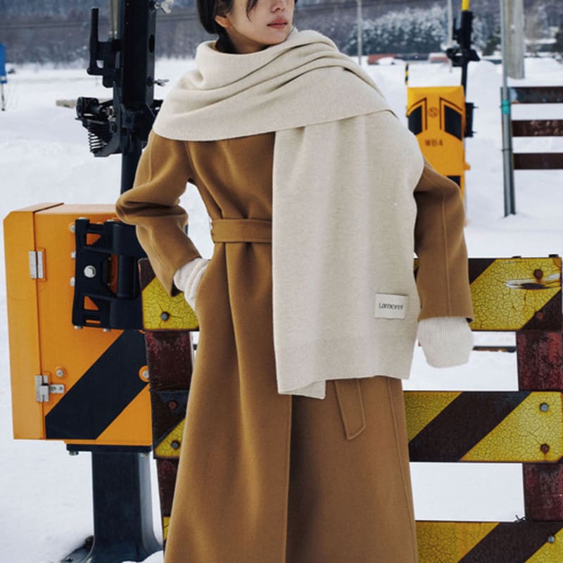 

Lamerei Cash Wool Muffler[LMBEWI24KN262]-3color Gray