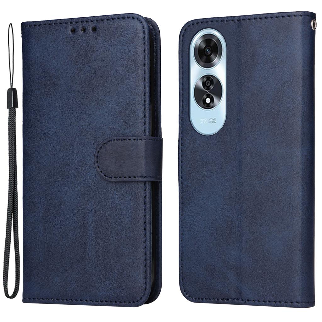 Pentru Oppo A60 4G Husă de Piele Textură Vițel Portofel Cataramă Magnetică Husă Telefon Mobil