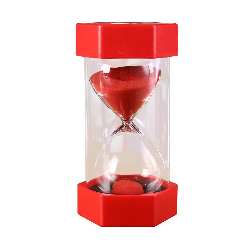 Hexagonal High-End Drop-Proof 5-Minute Glass Timer Ornament