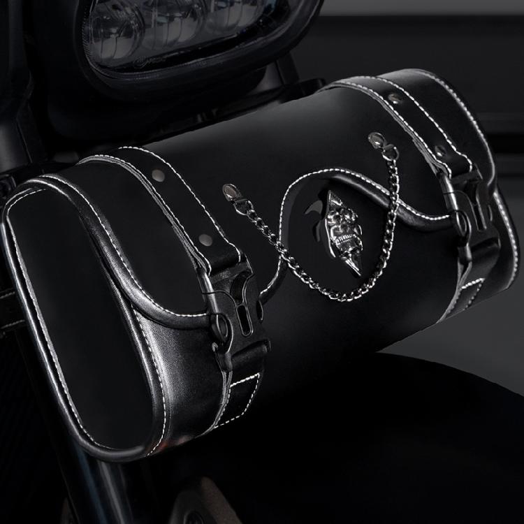 Motorbike Tool Bag Front Fork Handlebar Bag Storage Pouch Universal Bag Motorcycle Front Bag Vintage Saddlebag